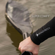 Férfi hosszú ujjú, Tecnostretch™ Performance evezős aláöltözet - Fekete, közelről 3.